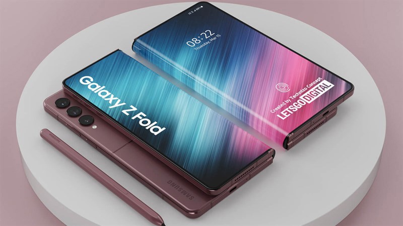 Galaxy Z Fold 4 bản lề siêu mảnh Galaxy Z Fold 4 bản lề siêu mảnh
