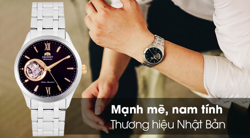 Dây đeo làm từ thép không gỉ sang trọng, hạn chế oxy hoá tối đa