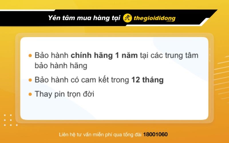 Chính sách bảo hành của Thế Giới Di Động