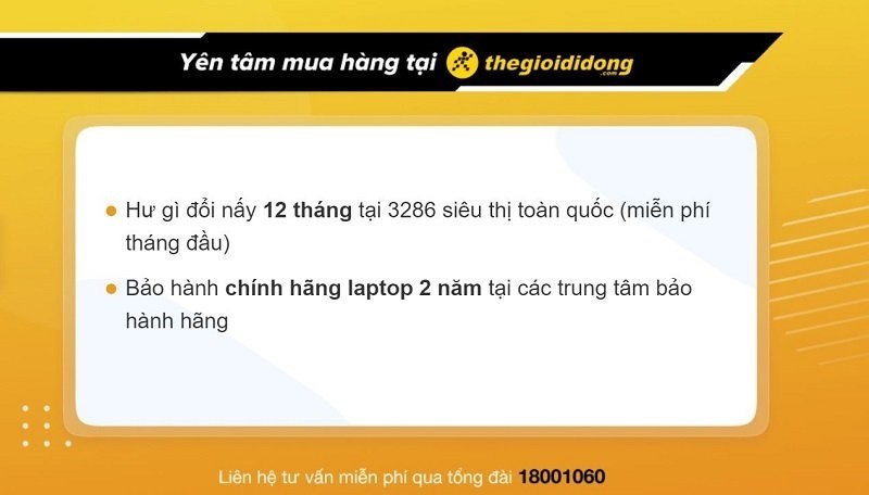 Chính sách bảo hành tại Thế Giới Di Động