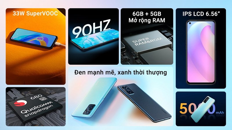 Điện thoại có thiết kế trẻ trung, hiệu năng ổn định