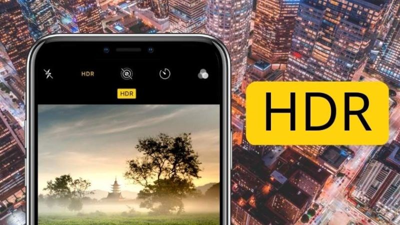 Chế độ HDR giúp cân bằng độ phơi sáng