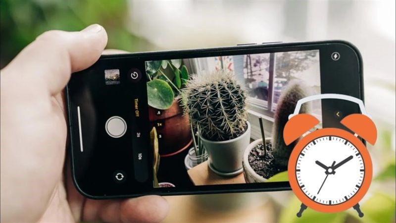 Sử dụng bộ hẹn giờ cho việc chụp ảnh trở nên thuận lợi hơn