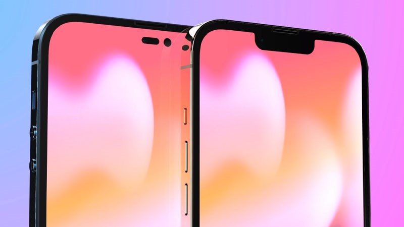 Thiết kế notch viên thuốc khác với tai thỏ của iPhone 13 Pro Max