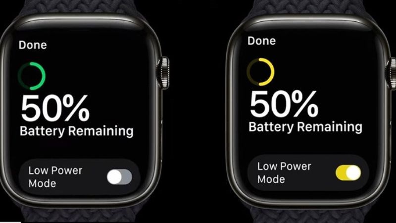 Tính năng Low Power Mode giúp kéo dài thời gian sử dụng của đồng hồ