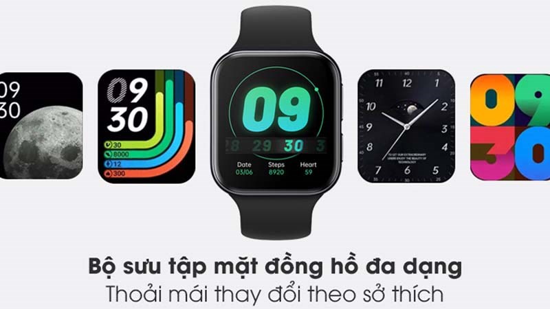 Oppo Watch sở hữu màn hình cong tràn Flagship, sử dụng công nghệ màn hình AMOLED