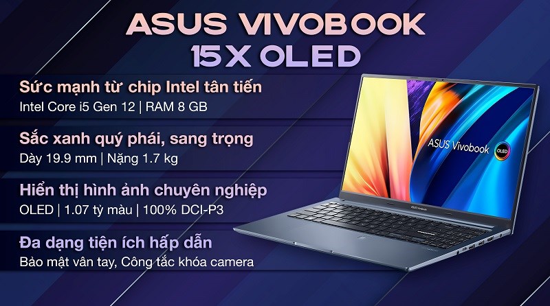 Laptop Asus sở hữu một thiết kế gọn nhẹ, thanh lịch Laptop Asus sở hữu một thiết kế gọn nhẹ, thanh lịch