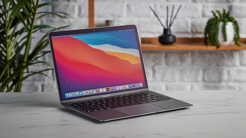 Laptop Apple MacBook Air M1 2020 được trang bị màn hình Retina sắc nét Laptop Apple MacBook Air M1 2020 được trang bị màn hình Retina sắc nét