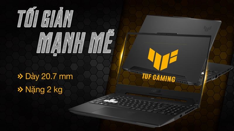 Cân nặng tối giản cho chiếc laptop gaming