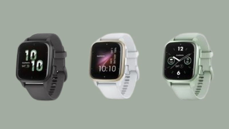 Thiết kế tổng quan của Garmin Venu Sq 2