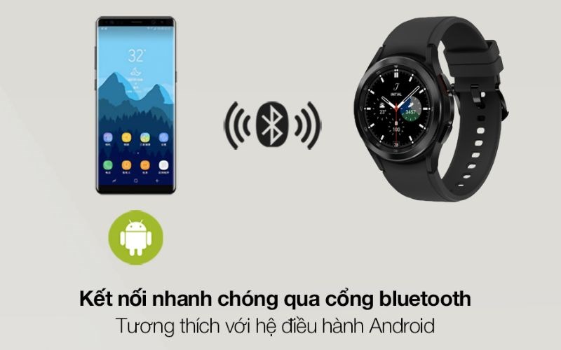 Đồng hồ có khả năng kết nối Bluetooth 5.0 ổn định, mang lại nhiều trải nghiệm tuyệt vời