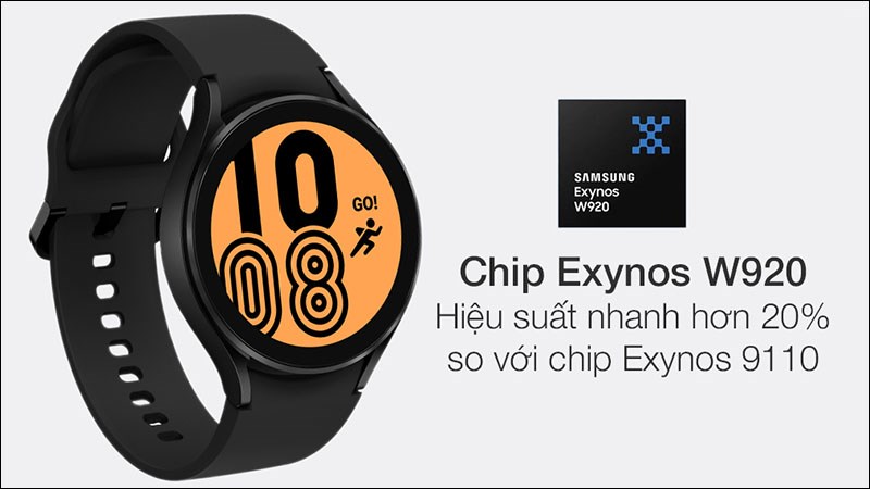 Trang bị chip Exynos W920 cho hiệu năng mạnh mẽ