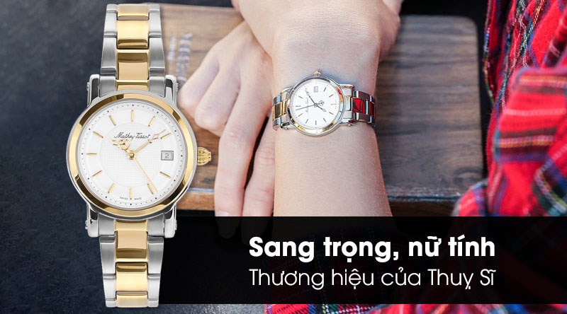 Đồng hồ sang trọng, nữ tính chất lượng Thụy Sỹ