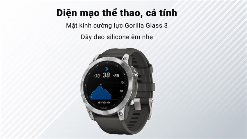 Fenix 7 sở hữu thiết kế độc đáo với viền Bezel độc đáo