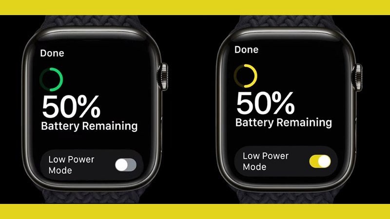 Chế độ nguồn điện thấp trên Apple Watch giúp kéo dài thời gian sử dụng pin
