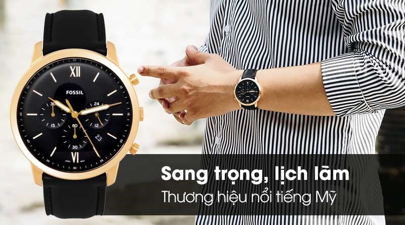 Thiết kế sang trọng và thời thượng của đồng hồ FOSSIL