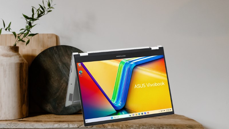 Laptop Asus Vivobook S 14 Flip nhẹ, chỉ khoảng 1.5kg