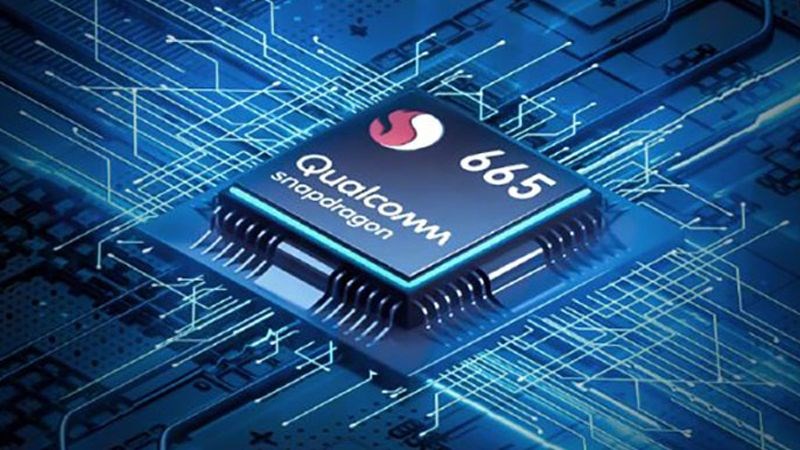 Chip Qualcomm Snapdragon 665 mang đến hiệu năng mạnh mẽ