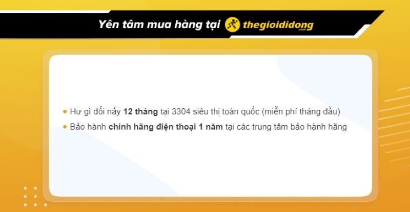 Chính sách bảo hành hấp dẫn