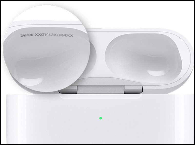 Số IMEI nằm ở phần bên dưới nắp kén sạc