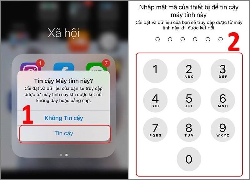 Kiểm tra bằng cách kết nối iTunes Kiểm tra bằng cách kết nối iTunes