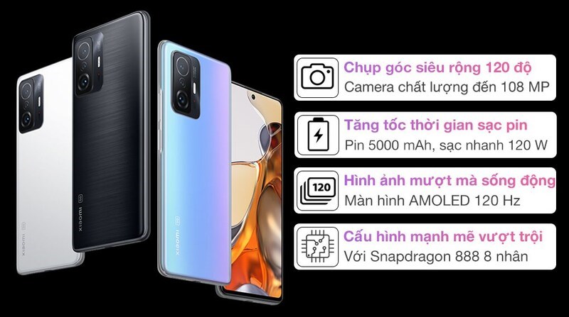 Camera sau chính 108 MP cho khả năng quay video 8K cực nét