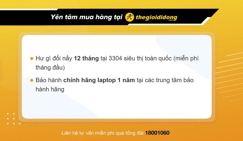 Chính sách bảo hành tại Thế Giới Di Động