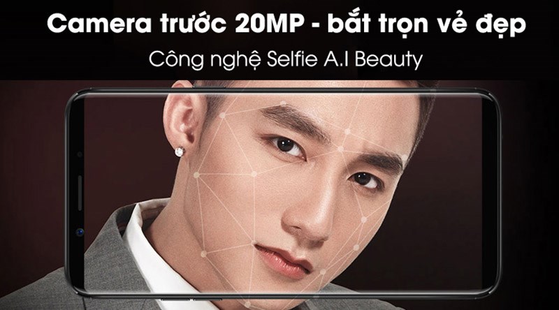 Camera trước 20 MP là lợi thế cực lớn trên OPPO F5 khi chụp ảnh selfie