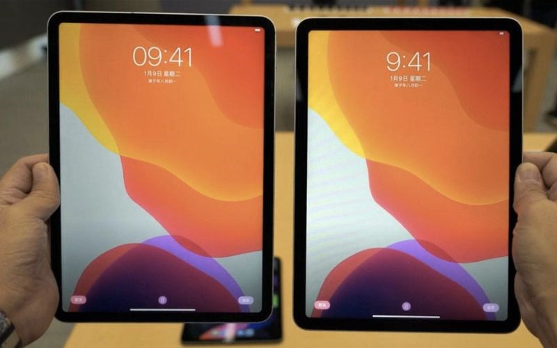 Màn hình của iPad Air 4 và iPad Pro 2018 có sự khác biệt nhẹ Màn hình của iPad Air 4 và iPad Pro 2018 có sự khác biệt nhẹ