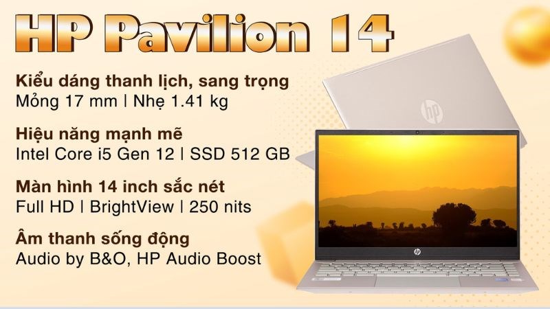 HP Pavilion 14 dv2074TU i5 (7C0P3PA) mang đến hình ảnh sắc nét, sống động