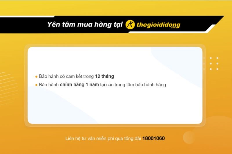 Chính sách bảo hành khi mua đồng hồ thông minh tại TGDĐ
