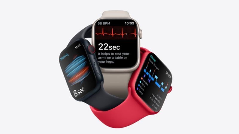 Diện mạo đẳng cấp của Apple Watch S8 viền thép. Diện mạo đẳng cấp của Apple Watch S8 viền thép.