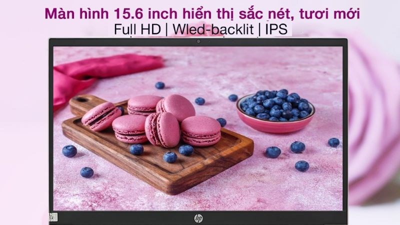 Màn hình 15.6 inch hiển thị sắc nét, tươi mới Màn hình 15.6 inch hiển thị sắc nét, tươi mới