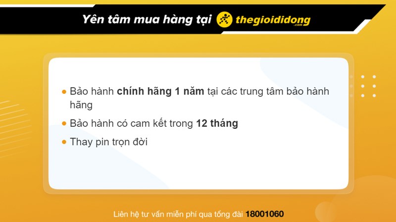 Chính sách bảo hành đồng hồ tại Thế Giới Di Động Chính sách bảo hành đồng hồ tại Thế Giới Di Động