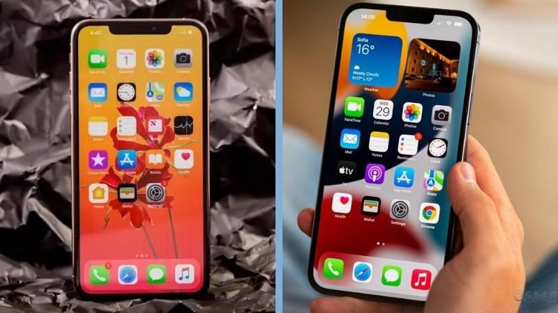 Màn hình chất lượng của iPhone 11 và iPhone 13 Pro Max Màn hình chất lượng của iPhone 11 và iPhone 13 Pro Max
