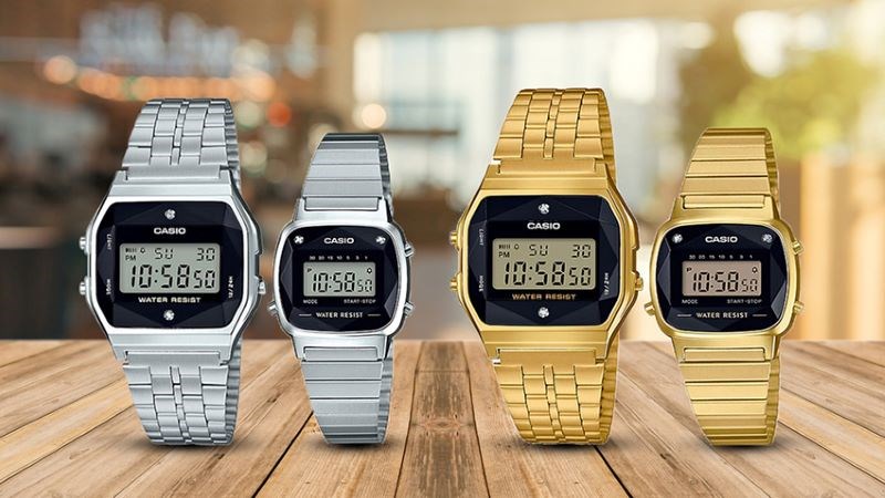 Đồng hồ điện tử Casio mang thiết kế cổ điển Đồng hồ điện tử Casio mang thiết kế cổ điển