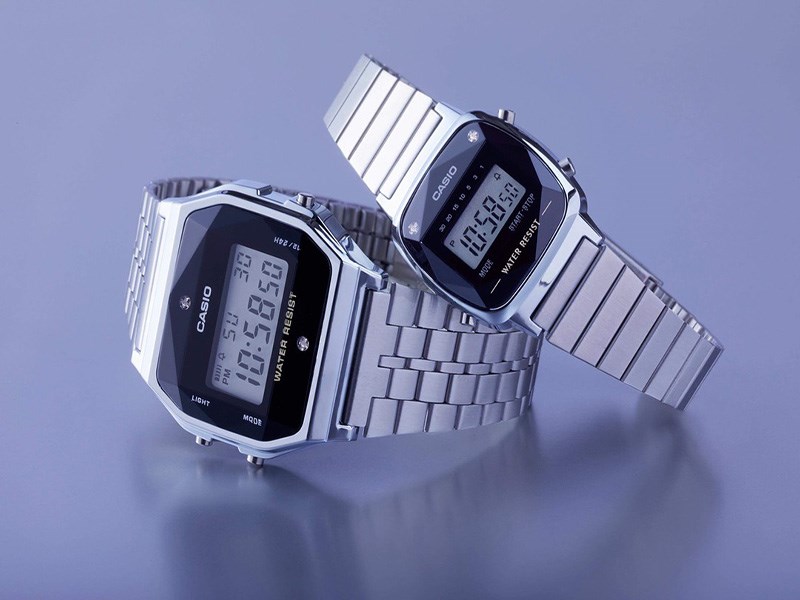 Đồng hồ Casio đính kim cương thanh lịch, thể hiện đẳng cấp Đồng hồ Casio đính kim cương thanh lịch, thể hiện đẳng cấp