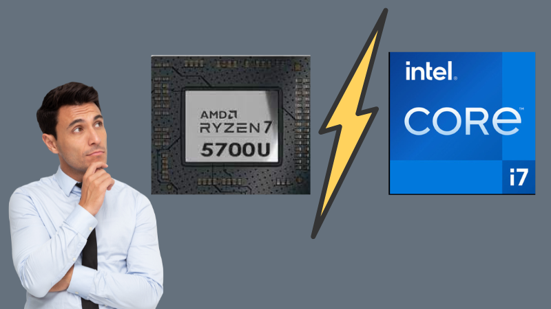 Chip Ryzen 7 5700U và Core i7 1165G7 Chip Ryzen 7 5700U và Core i7 1165G7