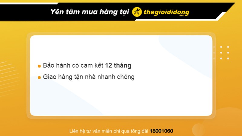 Chính sách bảo hành tại Thế Giới Di Động