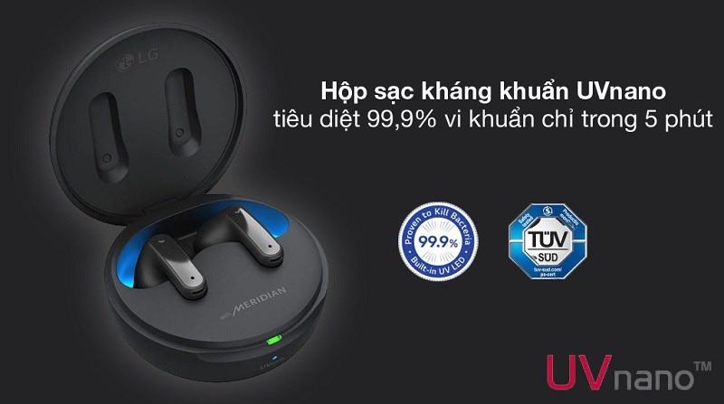 Tích hợp công nghệ đèn LED UVnano tiêu diệt 99.9% vi khuẩn Tích hợp công nghệ đèn LED UVnano tiêu diệt 99.9% vi khuẩn