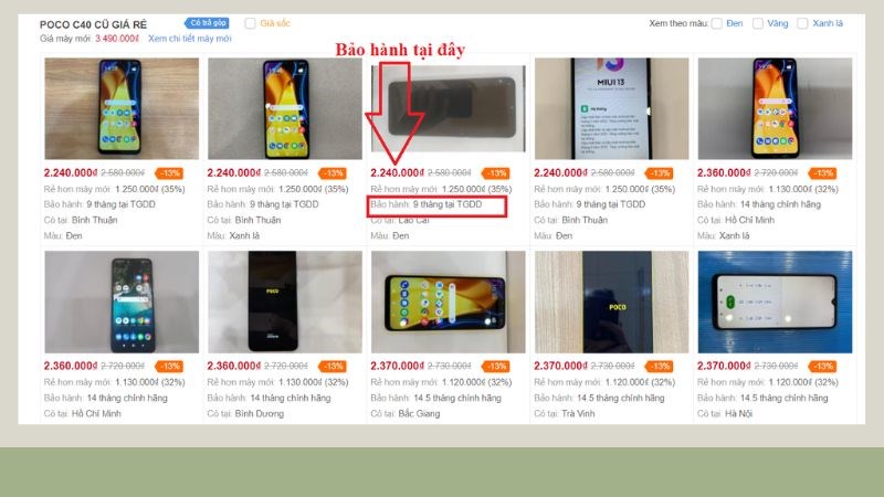 Chính sách bảo hành 