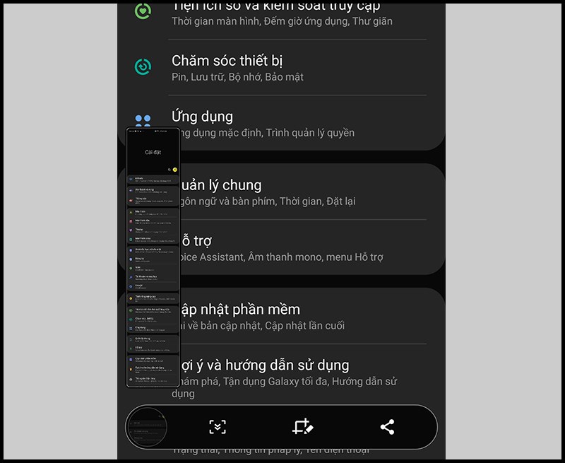 Hình ảnh sau khi sử dụng tính năng chụp cuộn trang Hình ảnh sau khi sử dụng tính năng chụp cuộn trang
