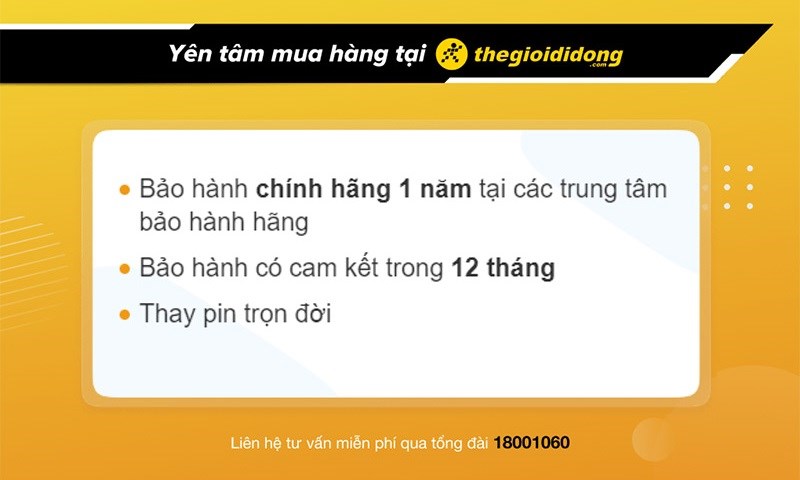 Chính sách bảo hành hấp dẫn