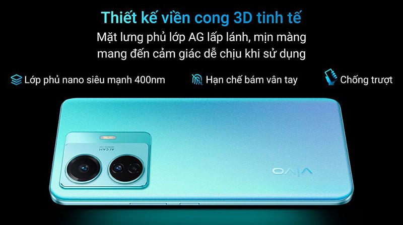 Thiết kế viền cong 3D tinh tế