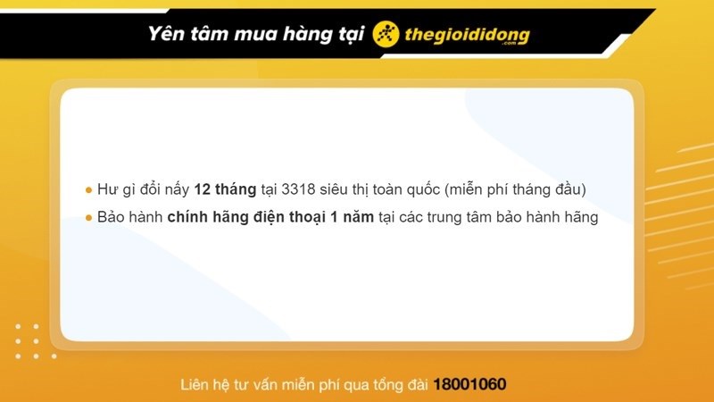 Chính sách bảo hành hấp dẫn