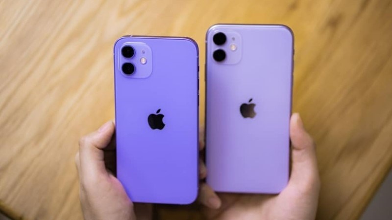 Sắc tím của iPhone 14 và iPhone 14 Plus có phần nhạt, dịu mắt hơn