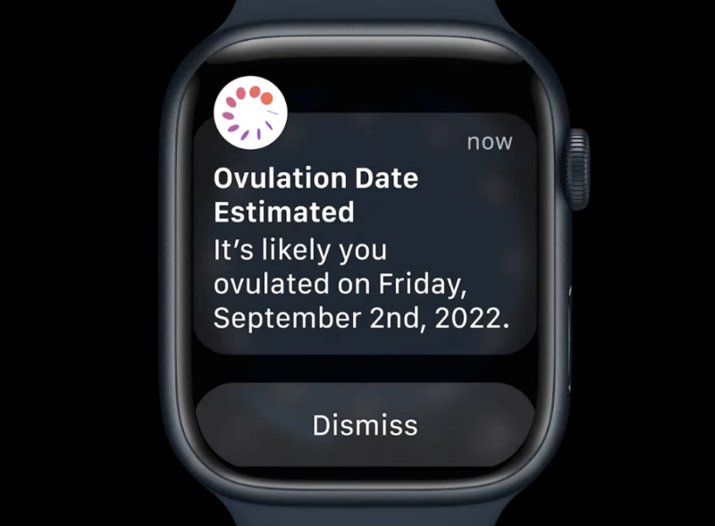 Giao diện dự đoán theo dõi kinh nguyệt của Apple Watch Ultra Giao diện dự đoán theo dõi kinh nguyệt của Apple Watch Ultra