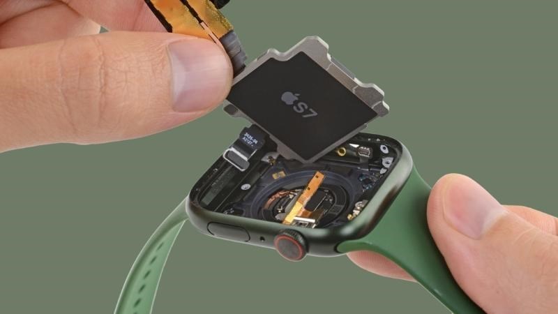 Chip Apple S8 nhìn chung khá giống thông số kỹ thuật với chip Apple S7 Chip Apple S8 nhìn chung khá giống thông số kỹ thuật với chip Apple S7
