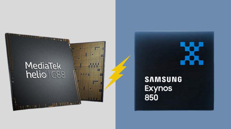 Exynos 850 và MediaTek Helio G88 đều được nhiều người dùng ưa chuộng và lựa chọn Exynos 850 và MediaTek Helio G88 đều được nhiều người dùng ưa chuộng và lựa chọn