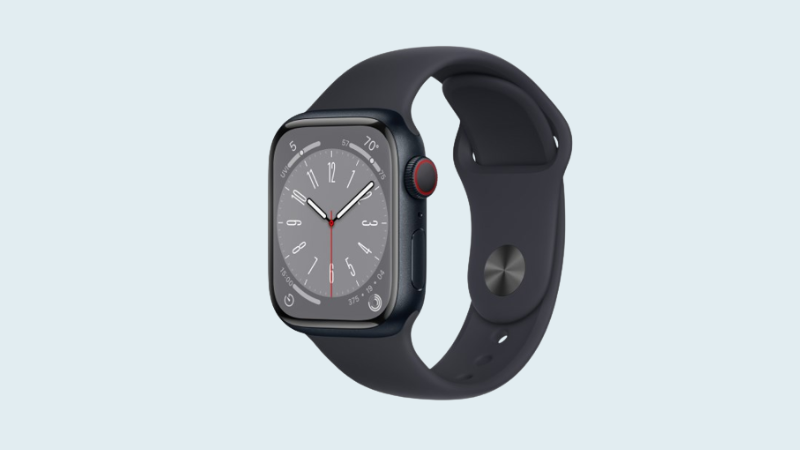 Apple Watch S8 LTE 41mm viền nhôm dây silicone